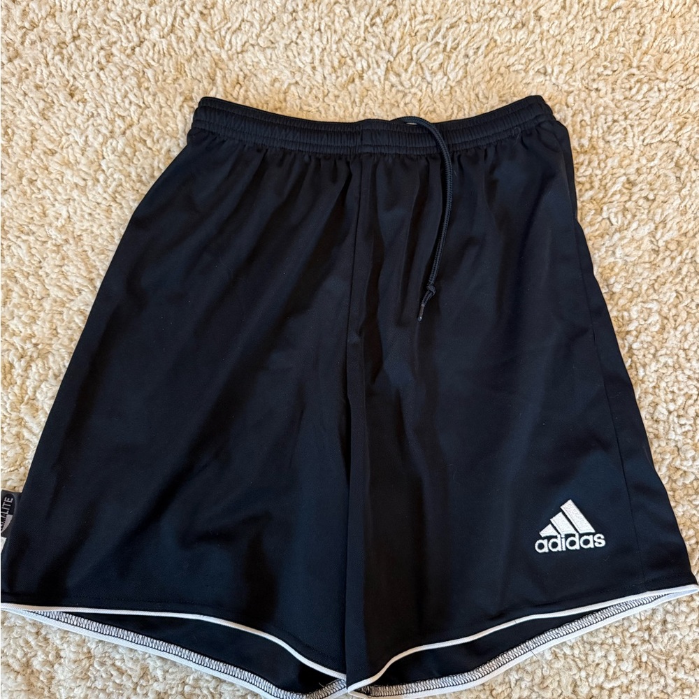 Adidas Kids Black Athletic Shorts
